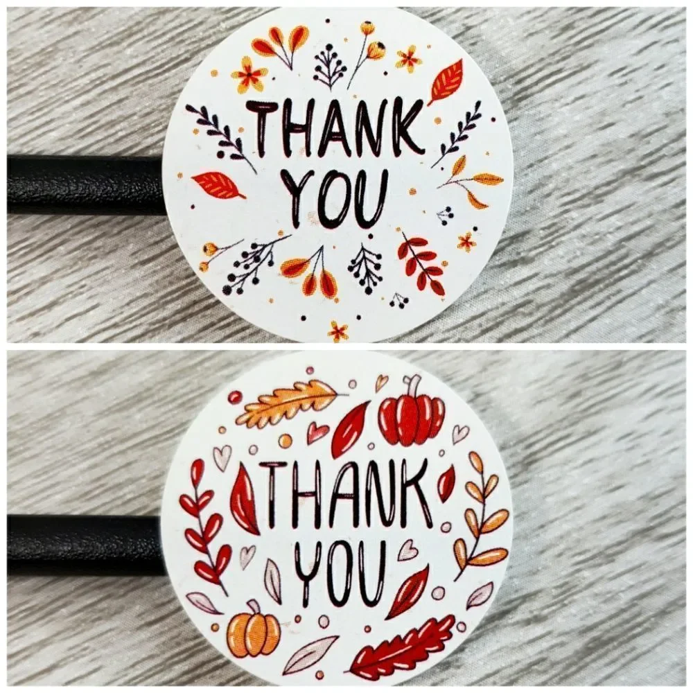 8/$20 100ct Thank You Stickers Round 1